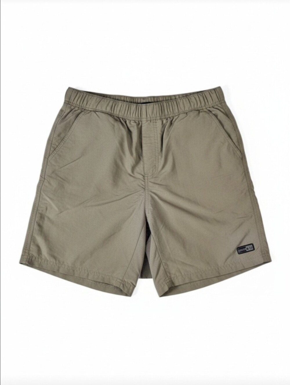 REI Co-op Vintage Green Nylon Elastic Waist Hiking Shorts - Men’s M